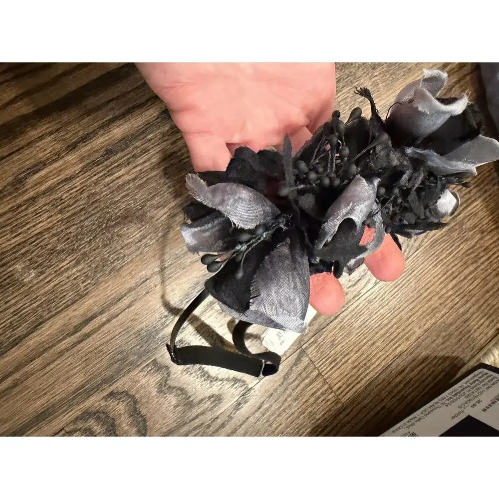 Gucci Embellished Headband Silk Floral $1150 NWT